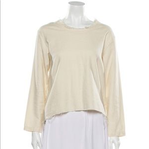 Black Crane Bateau Neck sweatshirt